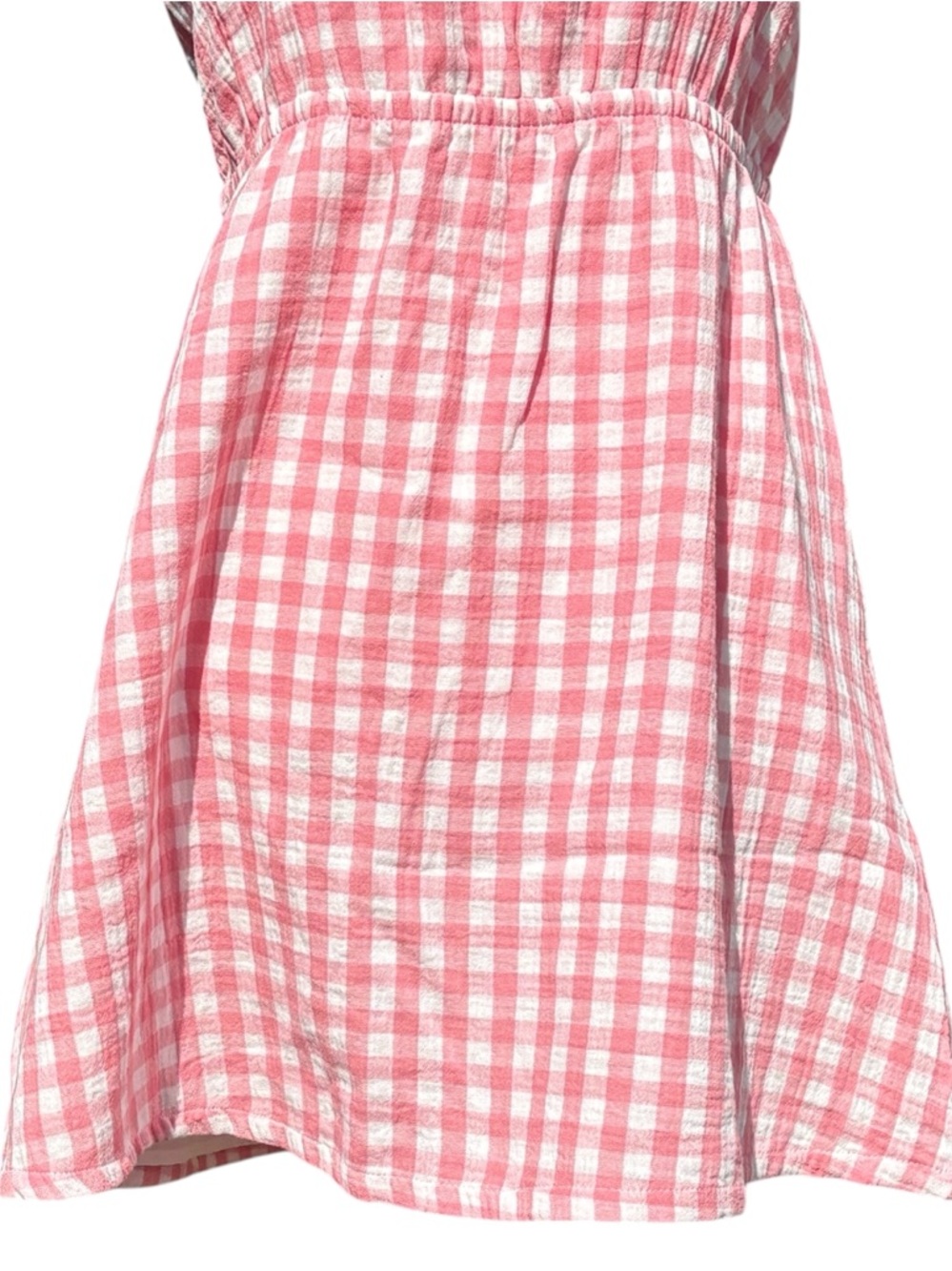 Gap Kids Girl's Cotton Pink & White‎ Gingham Sundress Size XL (14/16) NWOT - Picture 7 of 16